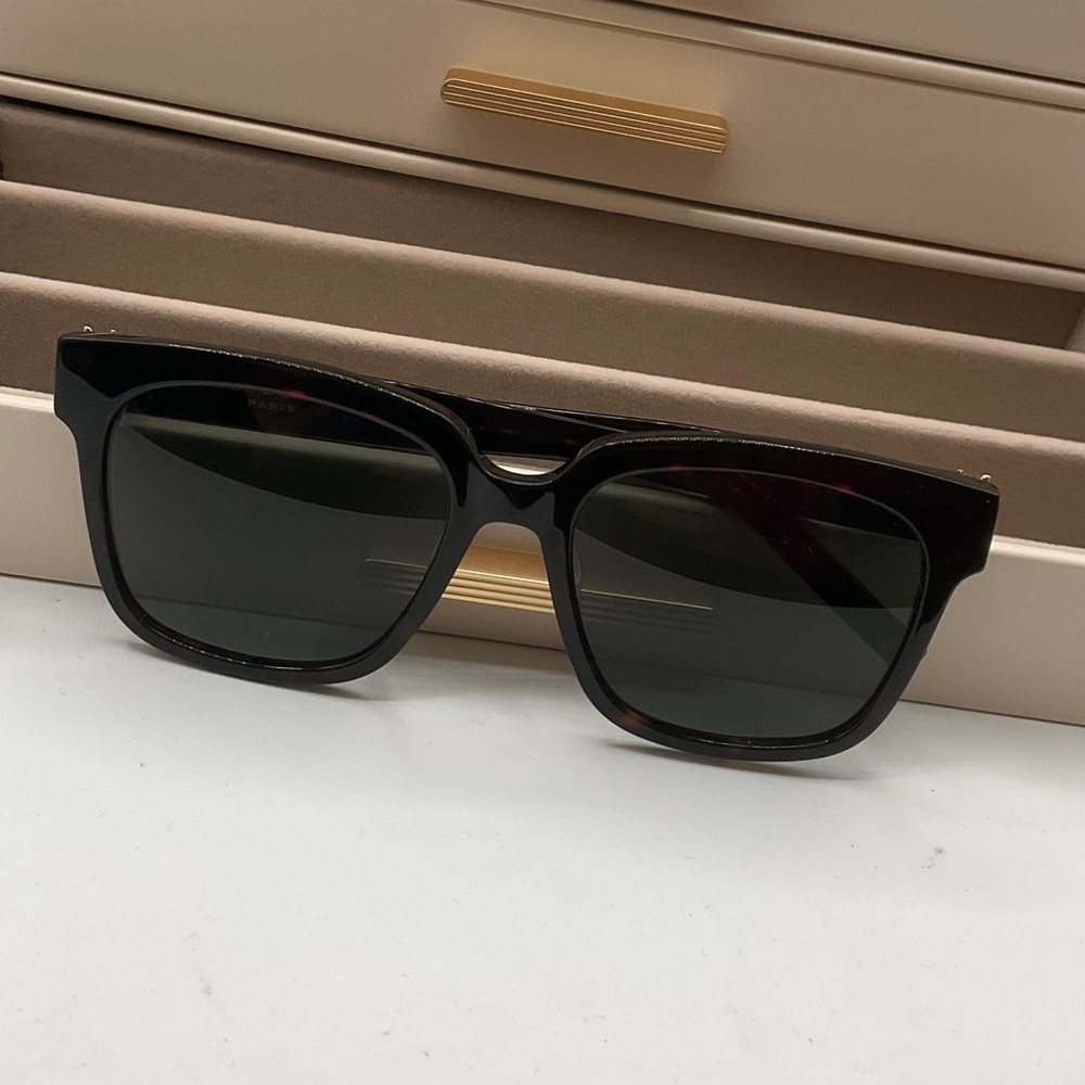 Saint Laurent Tortoiseshell Square Sunglasses - image 6